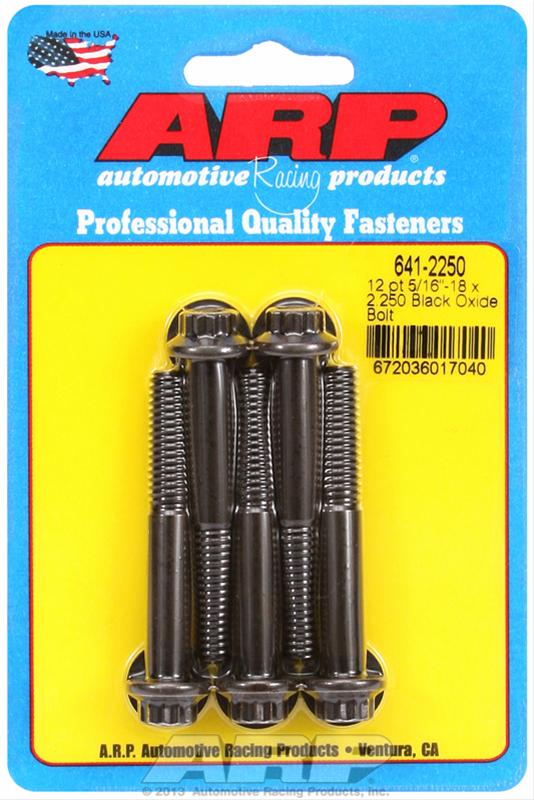 ARP 5/16-18 x 2.250 12pt Black Oxide Bolts thumbnail 2