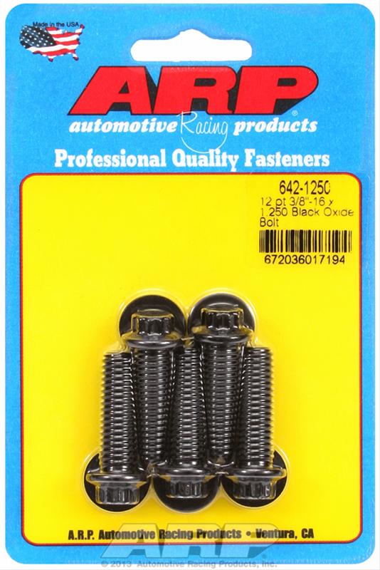 ARP 3/8-16 x 1.250 12pt Black Oxide Bolts thumbnail 2