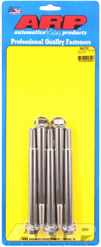 ARP 1/2-13 x 5.750 hex SS bolts thumbnail 4