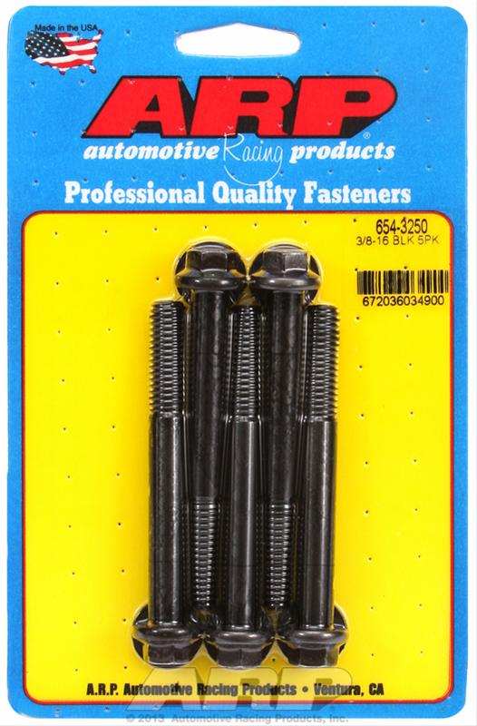 ARP 3/8-16 in. Thread, 3.25 in Hex Head Bolts - Set of 5 thumbnail 2