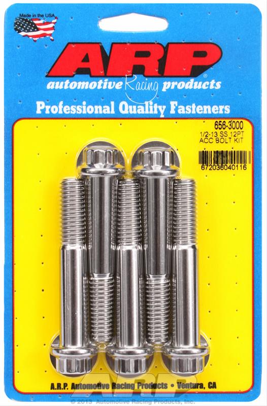 ARP 1/2-13 x 3.000 12pt SS bolts thumbnail 2