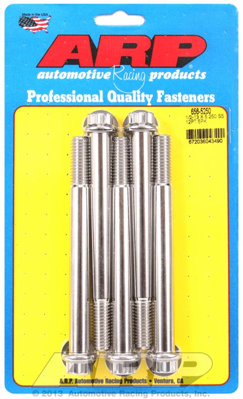 ARP 1/2-13 x 5.250 12pt SS bolts thumbnail 2