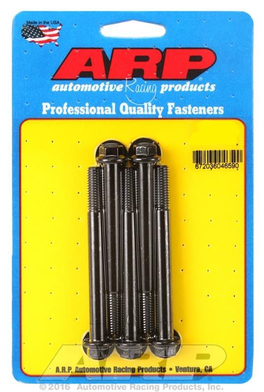 ARP M8 x 1.25 x 115 Hex Black Oxide Bolts (5/pkg) thumbnail 2