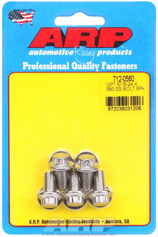 ARP 5/16-24 x .560 12pt SS bolts thumbnail 2