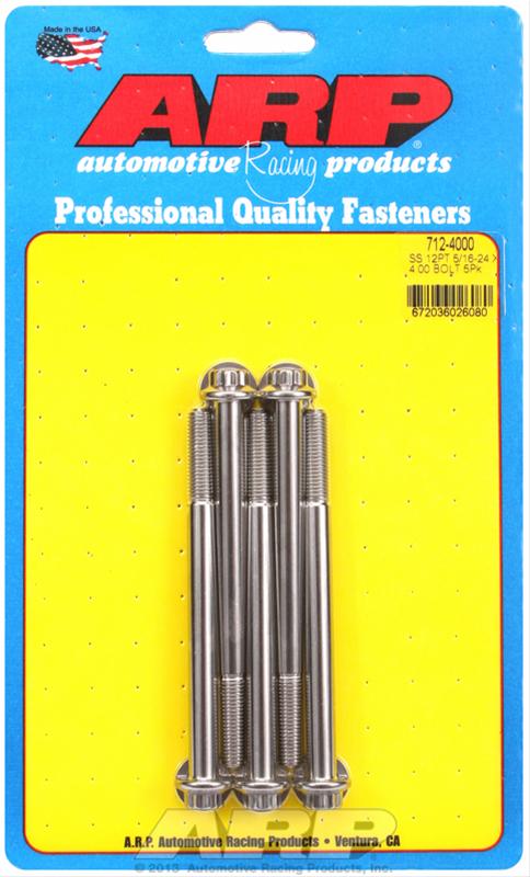 ARP 5/16-24 x 4.000 12pt SS bolts thumbnail 2
