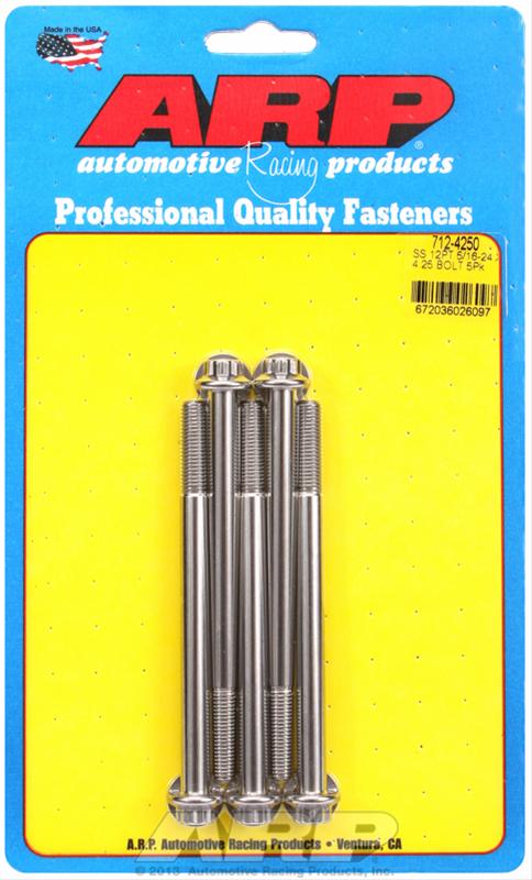 ARP 5/16-24 x 4.250 12pt SS bolts thumbnail 2