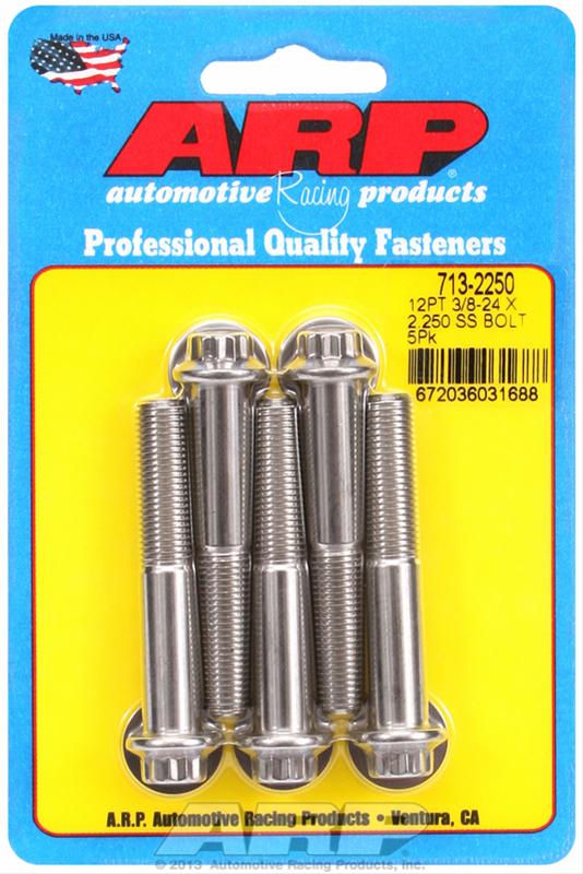 ARP 3/8-24 x 2.250 12pt SS bolts thumbnail 2