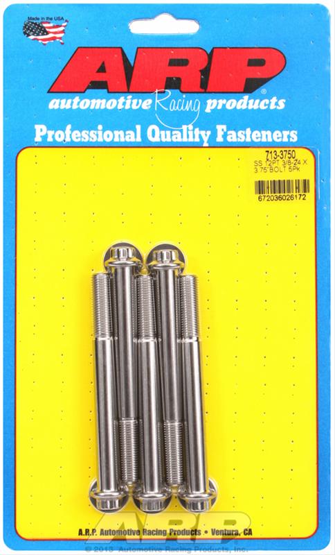 ARP 3/8-24 x 3.750 12pt SS bolts thumbnail 2