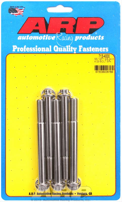 ARP 3/8-24 x 4.000 12pt SS bolts thumbnail 2