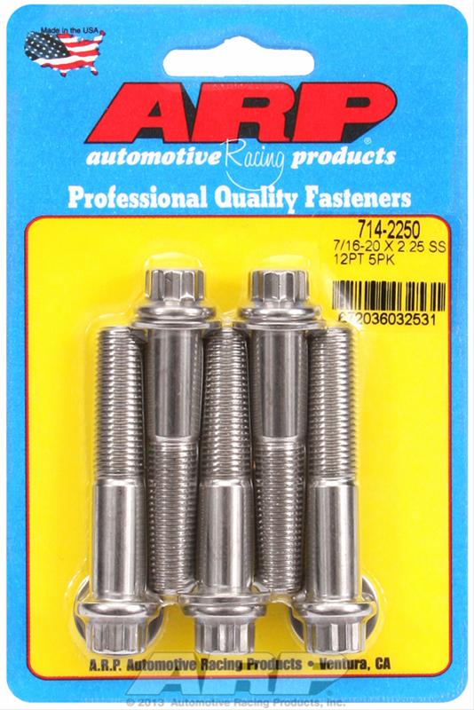 ARP 7/16-20 x 2.250 12pt SS bolts thumbnail 2