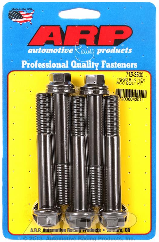 ARP 1/2-20 in. Thread 3.50 in 8740 Chromoly Bolts - Set of 5 thumbnail 2