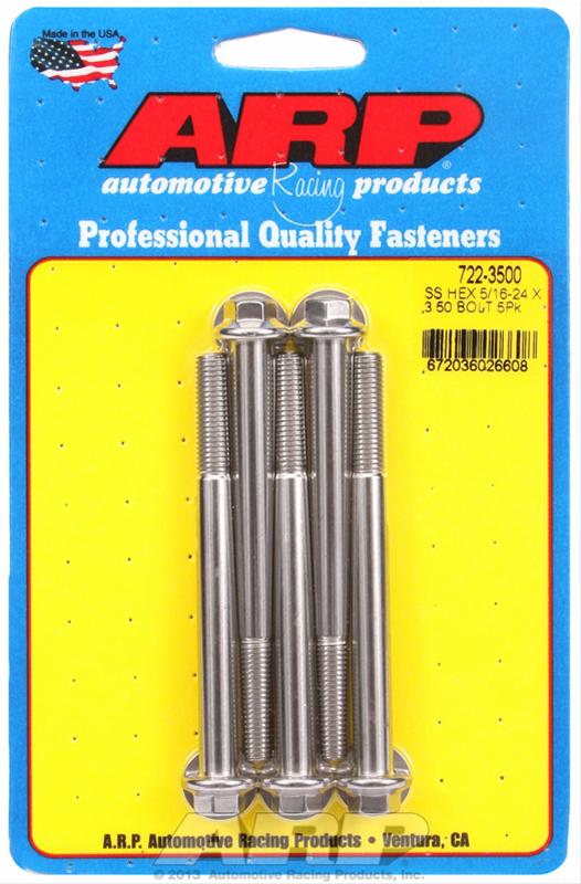 ARP 5/16-24 x 3.500 hex SS bolts thumbnail 2