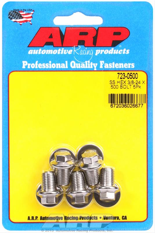 ARP 3/8-24 x .500 hex SS bolts thumbnail 2