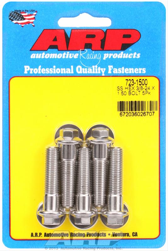 ARP 3/8-24 x 1.500 hex SS bolts thumbnail 2