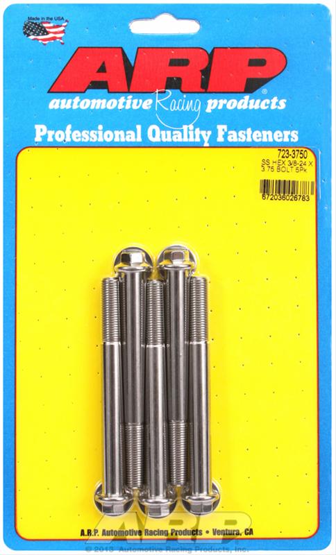 ARP 3/8-24 x 3.750 hex SS bolts thumbnail 2