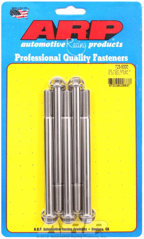 ARP 3/8-24 x 5.000 hex SS bolts thumbnail 2