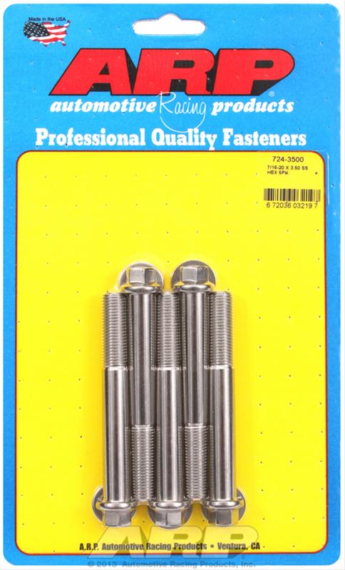 ARP 7/16 Hex SAE Bolt Kit (5/pkg) thumbnail 2