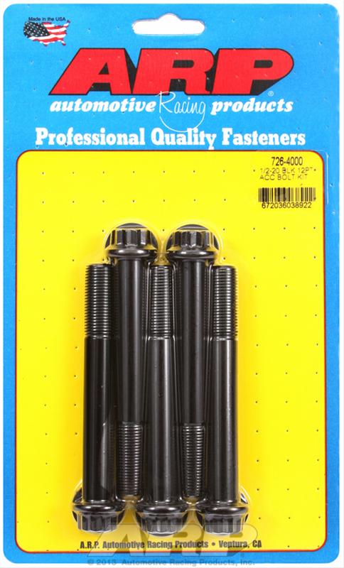 ARP 1/2-20 x 4.000 12pt black oxide bolts thumbnail 2