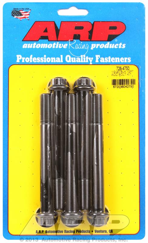 ARP 1/2-20 x 4.750 12pt black oxide bolts thumbnail 2