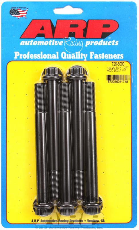 ARP 1/2-20 x 5.000in UHL 12pt Black Oxide Bolts (5/pkg) thumbnail 2