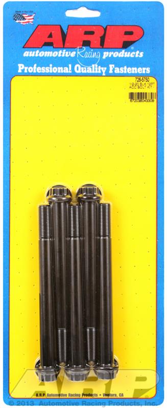 ARP 1/2-20 x 5.750 12pt black oxide bolts thumbnail 4