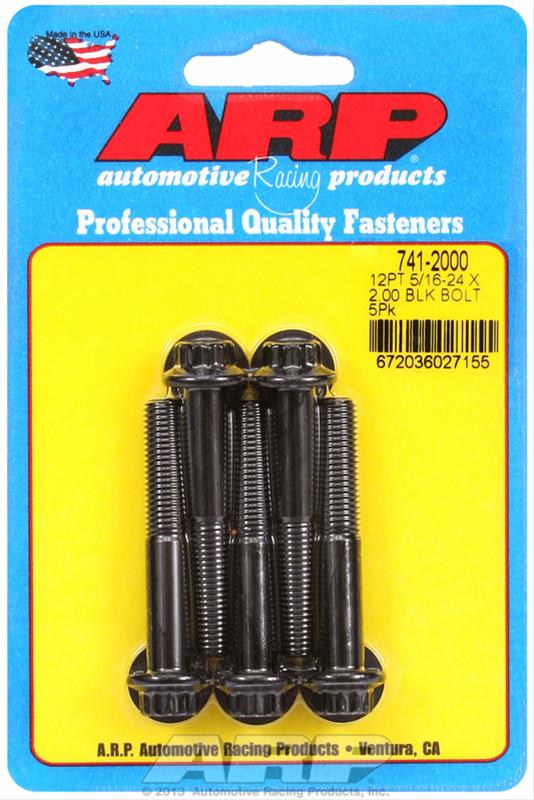 ARP 5/16-24 X 2.000 12pt Black Oxide Bolts thumbnail 2