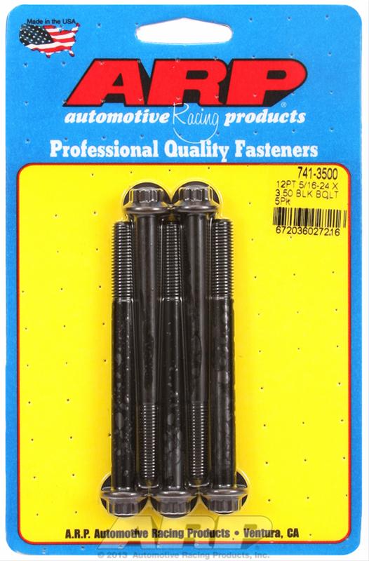 ARP 5/16-24 x 3.500 12pt black oxide bolts thumbnail 2