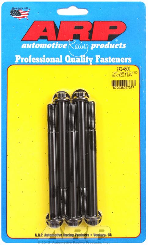 ARP 3/8-24 x 4.500 12pt Black Oxide Bolts (5/pkg) thumbnail 2
