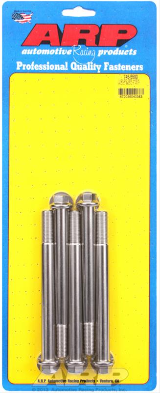 ARP 1/2-20 x 5.500 hex SS bolts thumbnail 2
