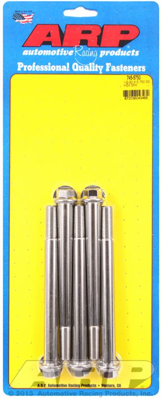 ARP 1/2-20 x 5.750 hex SS bolts thumbnail 4