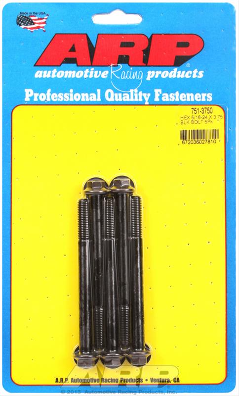 ARP 5/16-24 x 3.750 hex black oxide bolts thumbnail 2