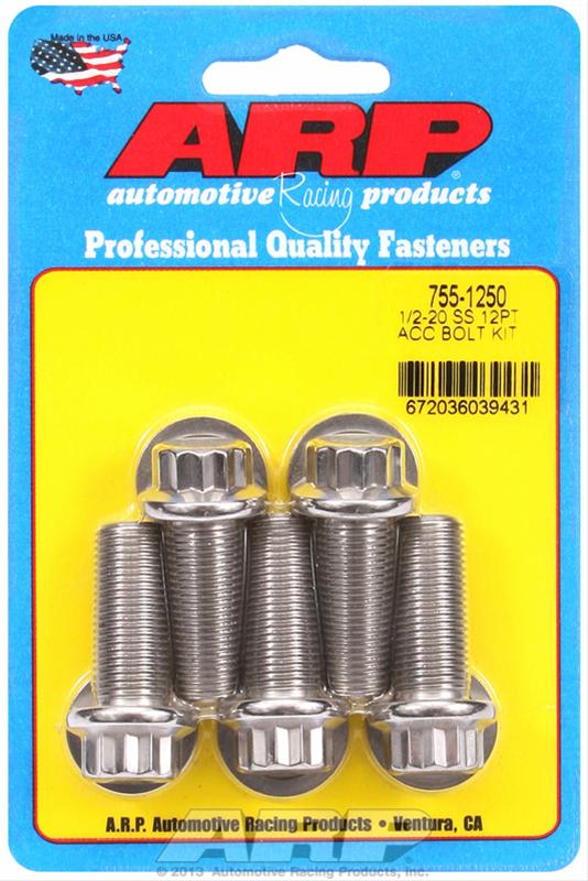 ARP 1/2-20 x 1.250 12pt SS Bolts (5/pkg) thumbnail 2