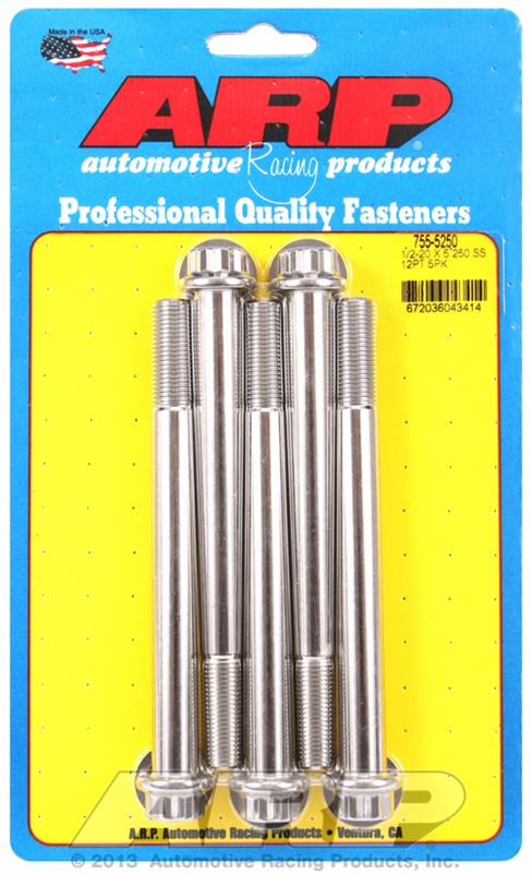 ARP 1/2-20 x 5.250 12pt SS bolts thumbnail 2