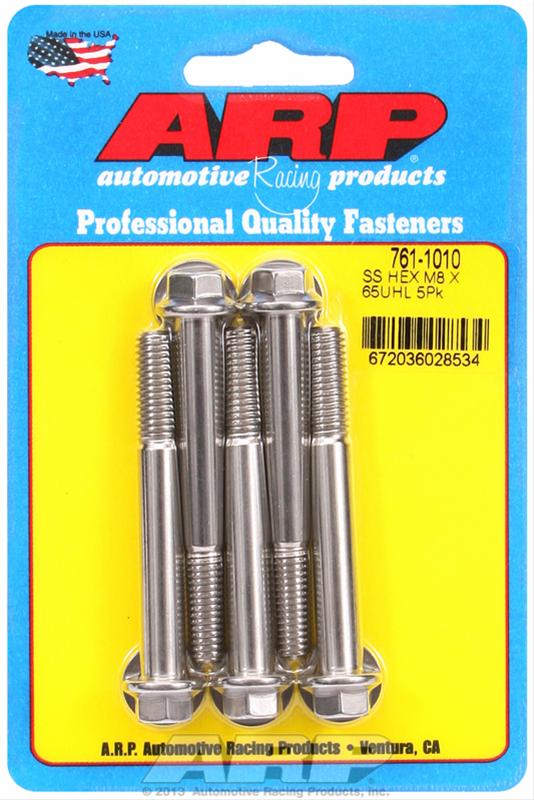 ARP M8 x 1.25 x 65 Hex Stainless Steel Bolt Kit thumbnail 2