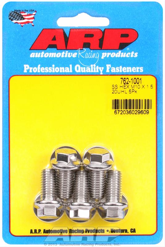ARP M10 x 1.5 20mm UHL Hex SS Bolts (5/pkg) thumbnail 2