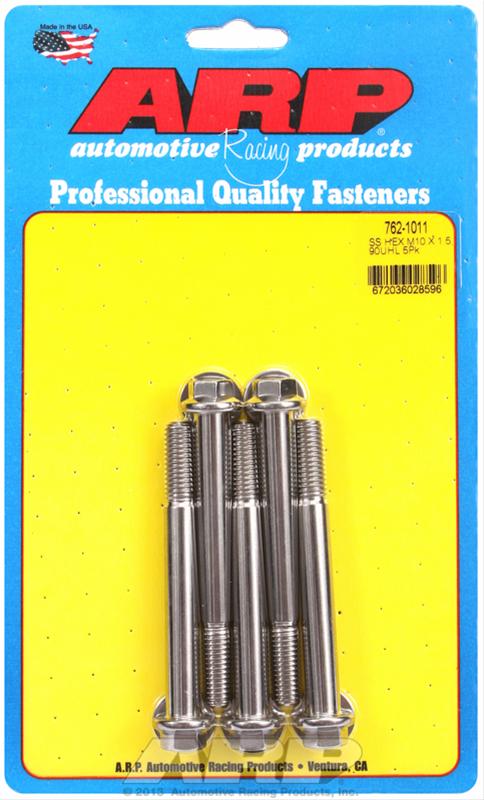 ARP M10 x 1.50 x 90 SS Hex Bolts (5/pkg) thumbnail 2