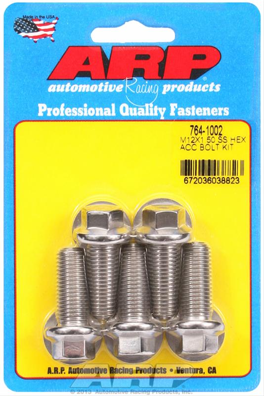 ARP M12 x 1.50 x 30 SS Hex Bolts (5/pkg) thumbnail 2