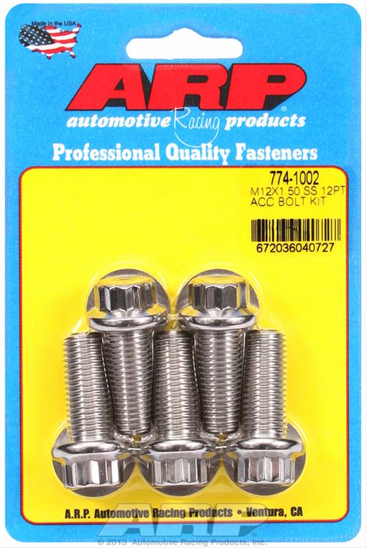 ARP M12 x 1.50 x 30mm 12pt SS Bolts (Pack of 5) thumbnail 2