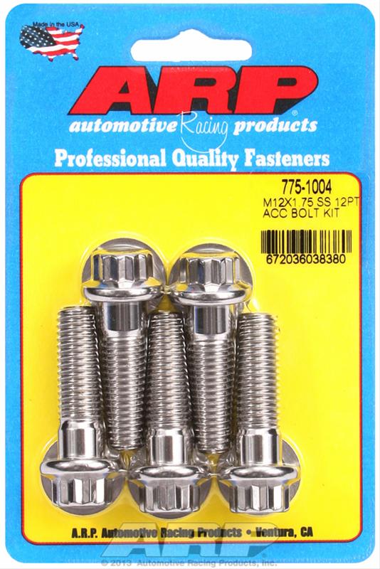 ARP M12 x 1.75 x 40 12pt SS Bolts (Pack of 5) thumbnail 2