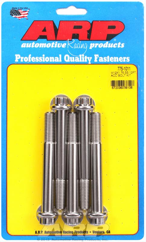 ARP M12 x 1.75 x 100mm 12pt SS Bolts (Pack of 5) thumbnail 2