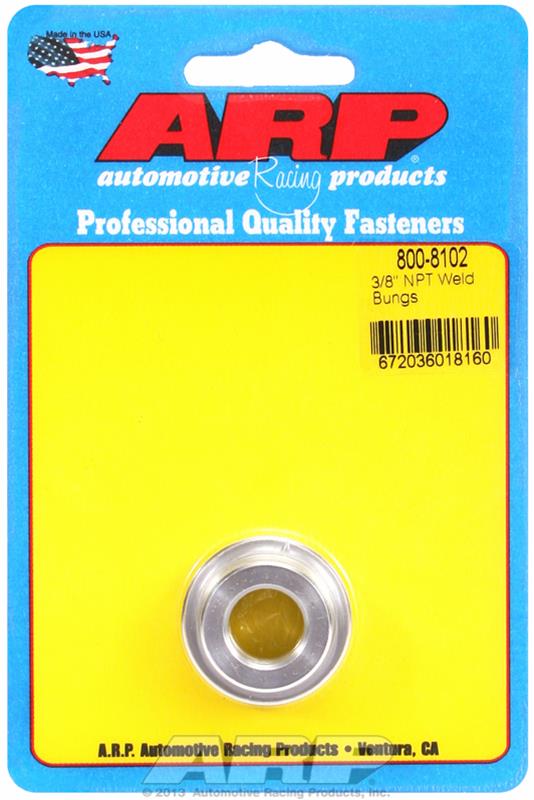 ARP Weld-In Bungs, Nuts and Fittings 800-8102 3/8" NPT aluminum weld bung thumbnail 2
