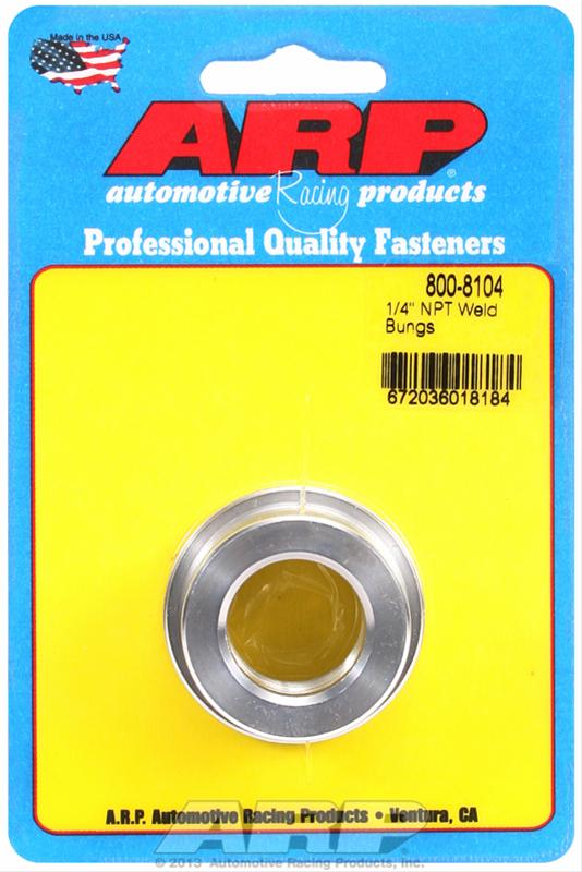 ARP Weld Bungs 800-8104 Fitting, Bung, Weld-In, Female 3/4 in NPT, Aluminum, Each thumbnail 2