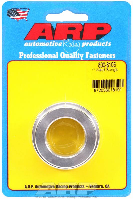 ARP Weld Bungs 800-8105 Fitting, Bung, Weld-In, Female 1 in NPT, Aluminum, Each thumbnail 2