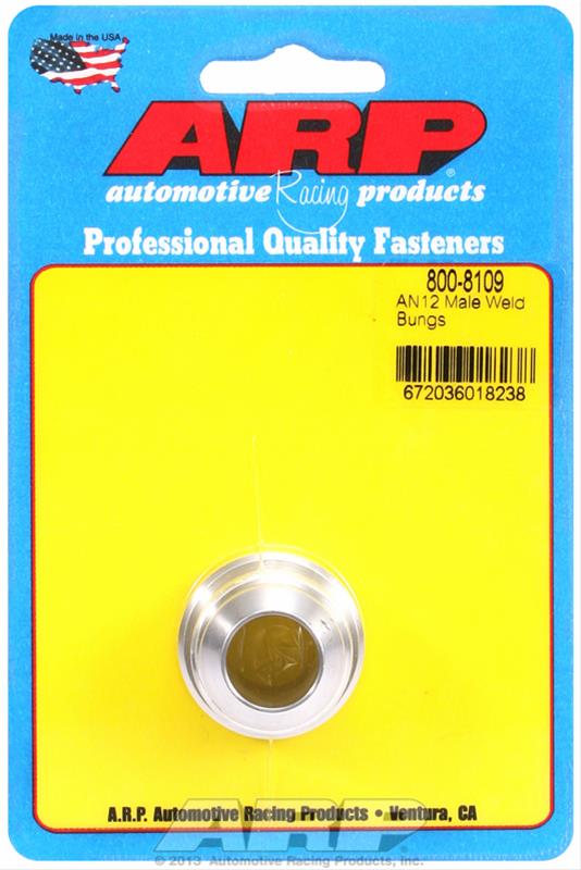 ARP AN12 Male Aluminum Weld Bung thumbnail 2