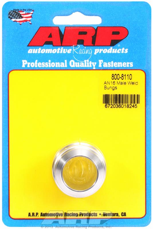 ARP AN16 Male Aluminum Weld Bung thumbnail 2