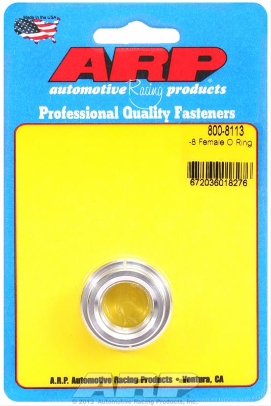 ARP -8 Female O Ring Aluminum Weld Bung thumbnail 2