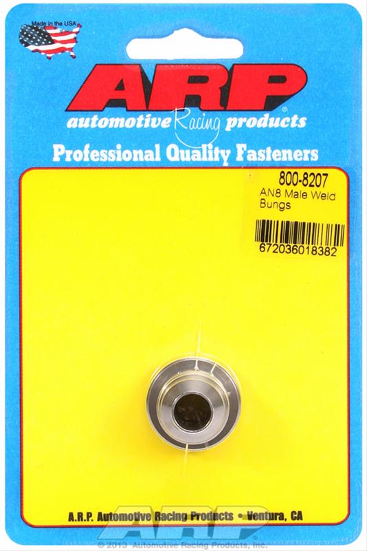ARP Weld Bungs 800-8207 Fitting, Bung, Weld-In, Male 8 AN, Steel, Each thumbnail 2