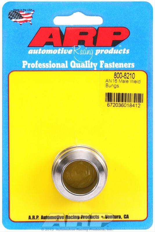 ARP Weld Bungs 800-8210 Fitting, Bung, Weld-In, Male -16 AN, Steel, Each thumbnail 2
