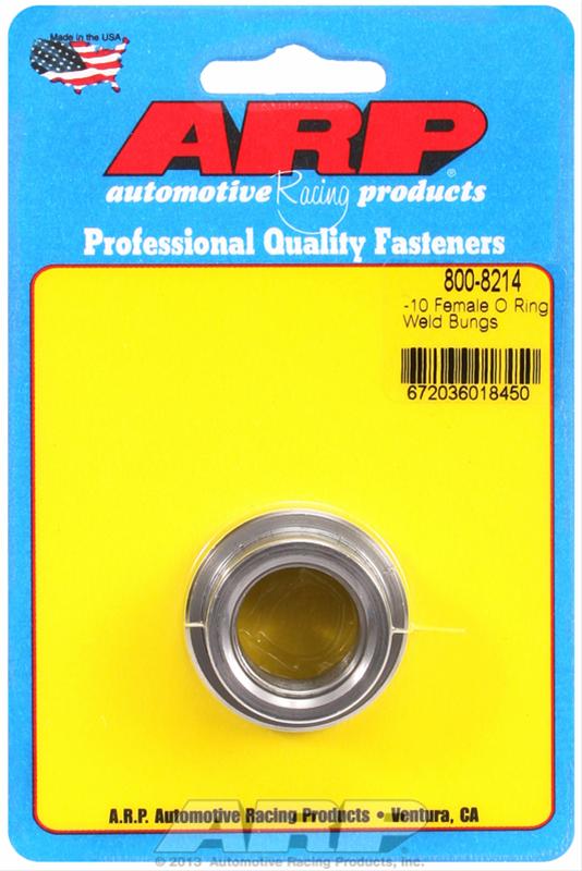 ARP -10 Female O Ring Steel Weld Bung thumbnail 2