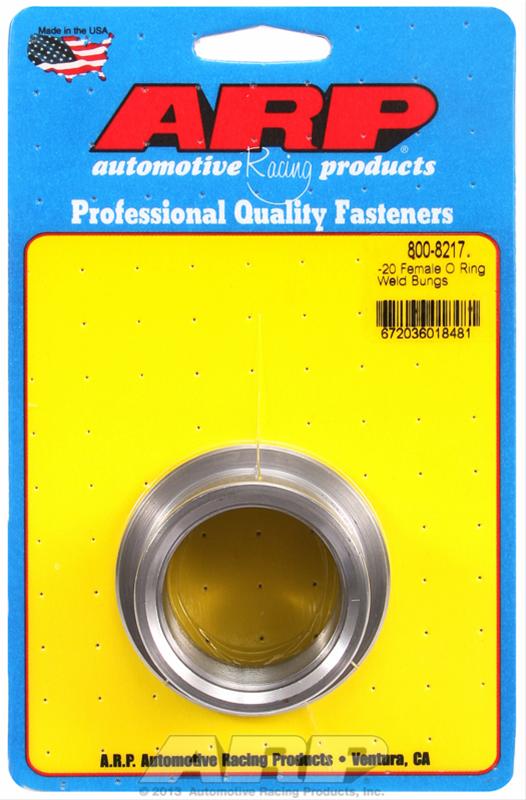 ARP Weld Bungs 800-8217 Fitting, Bung, Weld-In, Female O-ring -20 AN, Steel, Each thumbnail 2